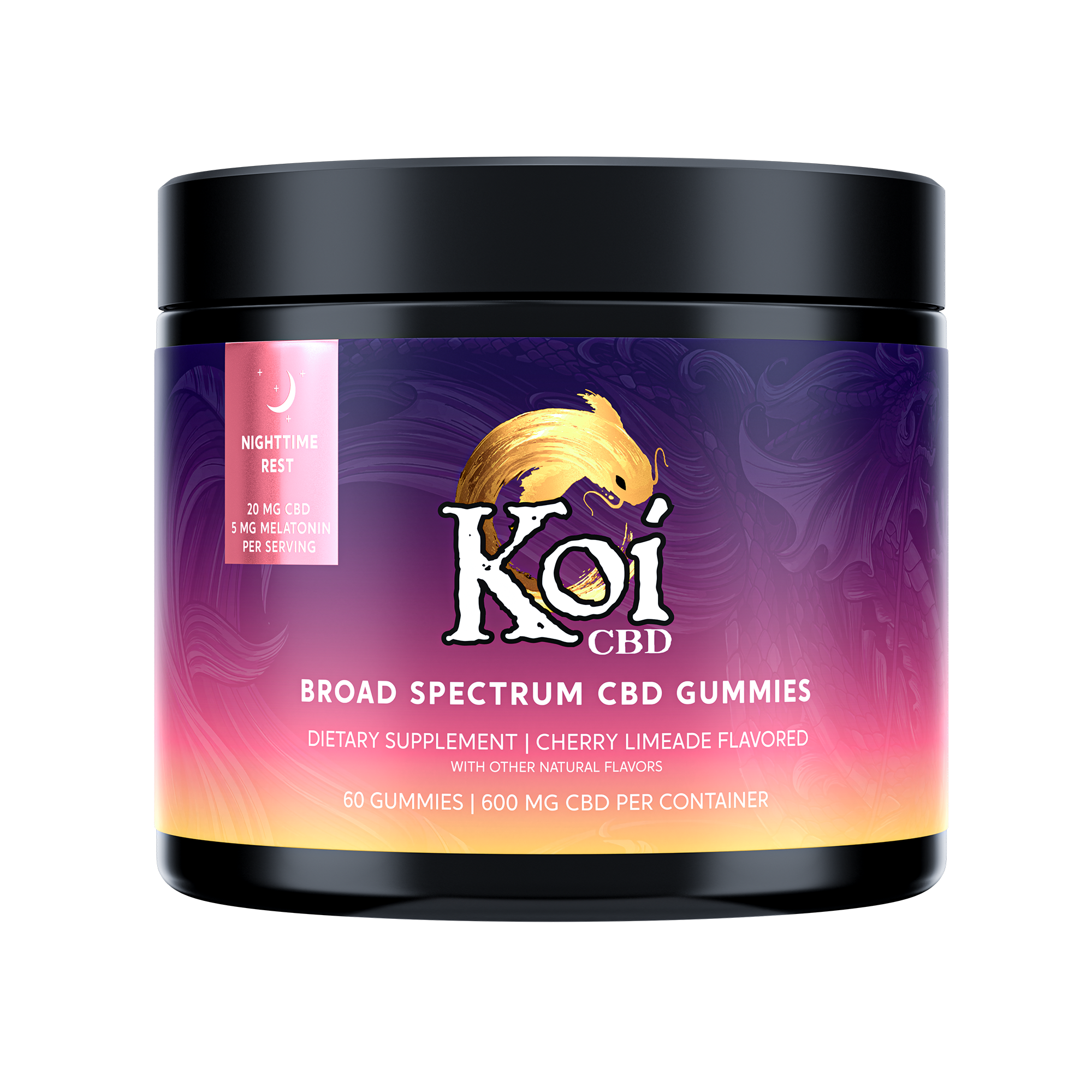 Koi CBD Nighttime Gummies 600mg - Cherry Limeade | My CBD Hub